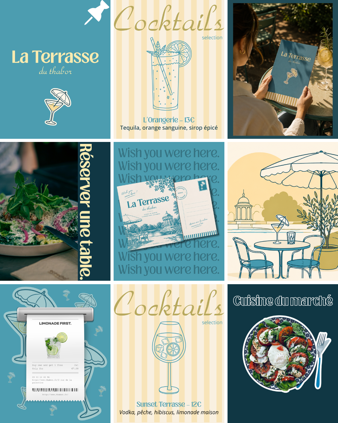 Moodboard hospitality, café et direction artistique lifestyle par The Social Club