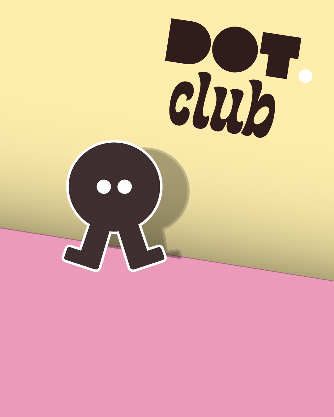 Post Instagram DOT.club, contenu social media branding rétro